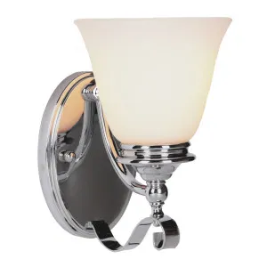 Dallas 1Lt Wall Light, Chrome by Lighting Inspirations, a Wall Lighting for sale on Style Sourcebook