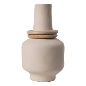 Modern Vase Large 23x45cm in Natural by OZ Design, a Vases & Jars for sale on Style Sourcebook
