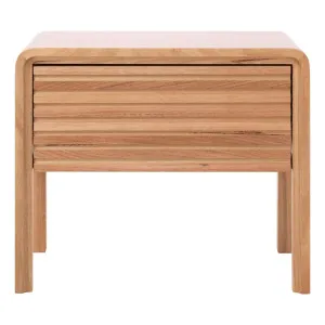 Alvarez Bedside Table in Australian Messmate by OZ Design, a Bedside Tables for sale on Style Sourcebook