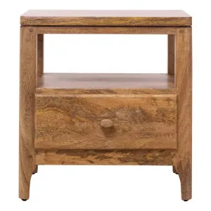 Apollo Bedside Table in Mangowood Clear Lacquer by OZ Design, a Bedside Tables for sale on Style Sourcebook