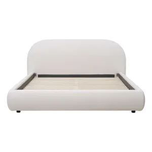 Millie King Bed Frame in Het White by OZ Design, a Beds & Bed Frames for sale on Style Sourcebook