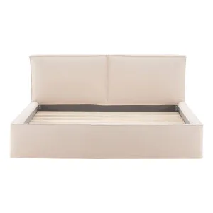 Ella Loose Cover King Bed Frame in Lis Nature by OZ Design, a Beds & Bed Frames for sale on Style Sourcebook