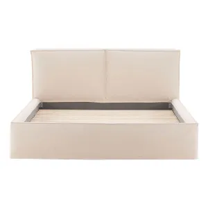 Ella Loose Cover Queen Bed Frame in Lis Nature by OZ Design, a Beds & Bed Frames for sale on Style Sourcebook