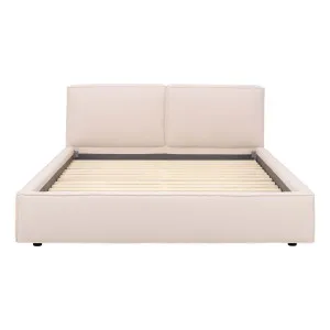 Ella Fixed Cover King Bed Frame in Lis Nature by OZ Design, a Beds & Bed Frames for sale on Style Sourcebook