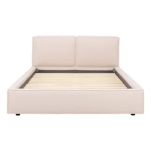 Ella Fixed Cover Queen Bed Frame in Lis Nature by OZ Design, a Beds & Bed Frames for sale on Style Sourcebook