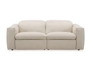 Abode Fabric 3 Seat Recliner Sofa, Vue Sand, by Lounge Lovers by Lounge Lovers, a Sofas for sale on Style Sourcebook