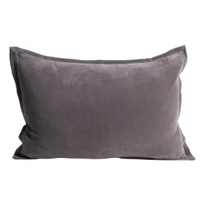 Evelyn Feather Fill Cushion 60x40cm in Slate by OZ Design, a Cushions, Decorative Pillows for sale on Style Sourcebook