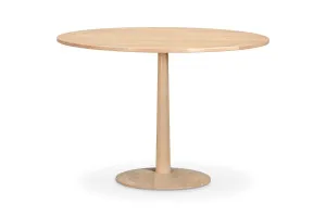 Bistro Round Dining Table, Oak, by Lounge Lovers by Lounge Lovers, a Dining Tables for sale on Style Sourcebook