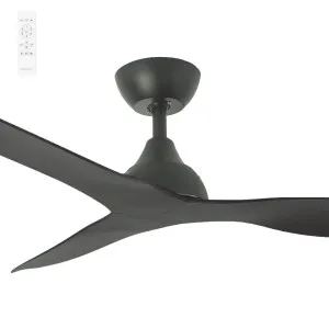 Martec Smart Avoca 48" DC 3 Bladed Ceiling Fan With Remote Matt Black by Martec, a Ceiling Fans for sale on Style Sourcebook