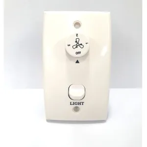 Wall Controller With 3 Speeds and Light Switch 2.0?F and 3.5?F Microfarad PACK OF 10 by Mercator, a Ceiling Fans for sale on Style Sourcebook