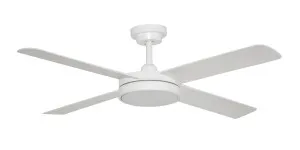 Hunter Pacific 52" (1320mm) Pinnacle 2 Indoor/Outdoor DC Ceiling Fan with 18W CCT LED Light White by Hunter Pacific, a Ceiling Fans for sale on Style Sourcebook