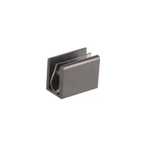 Pius Glass Panel Clip 10mm - Brushed Gunmetal by ABI Interiors Pty Ltd, a Showers for sale on Style Sourcebook