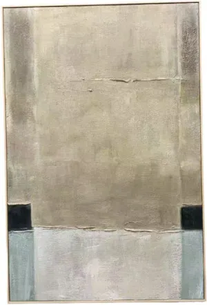 PICK UP ONLY |  H095 Oak Framed Full Hand Painted Artwork 120 cm x 80 cm by null, a Painted Canvases for sale on Style Sourcebook