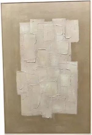 H098 Oak Framed Full Hand Painted Artwork 120 cm x 80 cm by null, a Painted Canvases for sale on Style Sourcebook