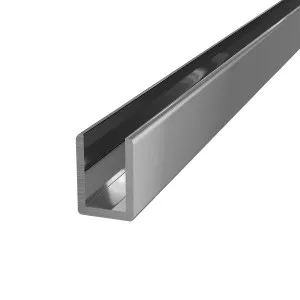Aluminium U-Channel Chrome 2100mm by Highgrove Bathrooms, a Showers for sale on Style Sourcebook