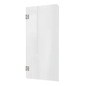 Bath Screen Kit - Single Panel 8mm Glass with Swing Pivot Brushed Nickel by Highgrove Bathrooms, a Showers for sale on Style Sourcebook