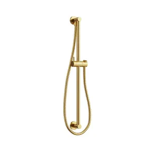 EDEN Shower Rail Brushed Brass 700mm by Highgrove Bathrooms, a Showers for sale on Style Sourcebook