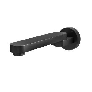 OMEGA In Wall Swivel Spout Matte Black 220mm by Highgrove Bathrooms, a Bathroom Taps & Mixers for sale on Style Sourcebook