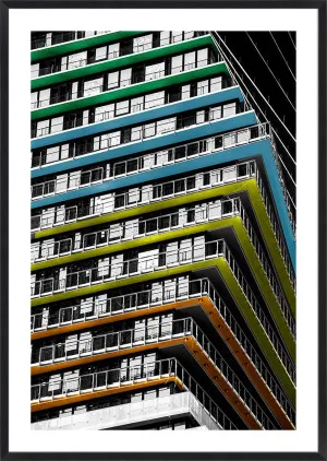 RAINBOW BUILDING STORY - 74x59cm by null, a Prints for sale on Style Sourcebook