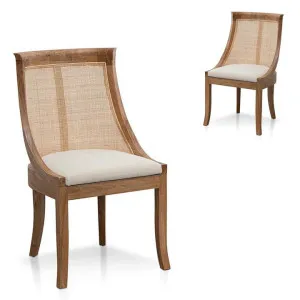 Set of 2 - Arla Dining Chair - Dawn Beige by Interior Secrets - AfterPay Available by Interior Secrets, a Dining Chairs for sale on Style Sourcebook