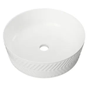 Allure Arrow Basin 360mm White Gloss by Timberline, a Basins for sale on Style Sourcebook