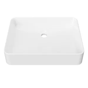 Fergus Semi Recessed Basin 500mm White Gloss by Timberline, a Basins for sale on Style Sourcebook