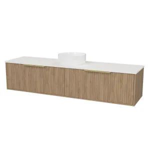 Elwood Vanity 1800mm Centre WG Basin SilkSurface AC Top Wall hung by Timberline, a Vanities for sale on Style Sourcebook