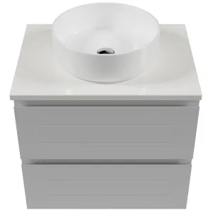 Nevada Plus Classic Vanity 600mm Centre WG Basin SilkSurface AC Top Wall hung by Timberline, a Vanities for sale on Style Sourcebook