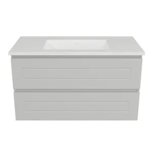 Nevada Plus Classic Vanity 900mm Centre Bowl Alpha Top Wall hung by Timberline, a Vanities for sale on Style Sourcebook
