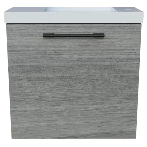 Ollie Vanity 550mm Right Bowl Nano Top Wall hung by Timberline, a Vanities for sale on Style Sourcebook