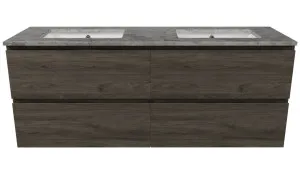 Oxbow Vanity 1500mm Double WG Basins SilkSurface UC Top Wall hung by Timberline, a Vanities for sale on Style Sourcebook