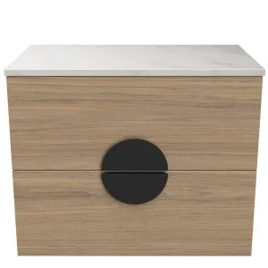 Oxbow Vanity 750mm Centre WG Basin SilkSurface AC Top Wall hung by Timberline, a Vanities for sale on Style Sourcebook