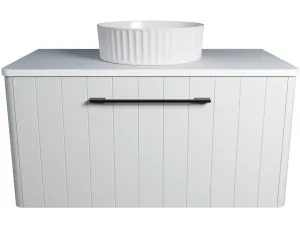 Saba Vanity 900mm Centre WG Basin SilkSurface AC Top Wall hung by Timberline, a Vanities for sale on Style Sourcebook