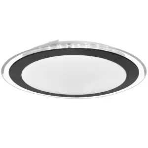 Telbix Astrid Small Tricolour LED Oyster Light Black by Telbix, a Lighting for sale on Style Sourcebook