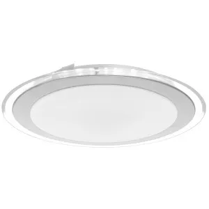 Telbix Astrid Small Tricolour LED Oyster Light Silver by Telbix, a Lighting for sale on Style Sourcebook