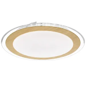 Telbix Astrid Small Tricolour LED Oyster Light Oak by Telbix, a Lighting for sale on Style Sourcebook
