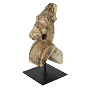 Rashi Wooden Horse Head Large by Florabelle Living, a Decorative Accessories for sale on Style Sourcebook