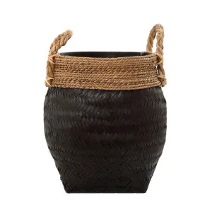 Mauritius Basket Black by Florabelle Living, a Decorative Accessories for sale on Style Sourcebook