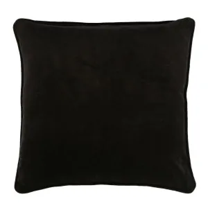 Chelsea Velvet Cushion Black 50X50 by Florabelle Living, a Cushions, Decorative Pillows for sale on Style Sourcebook