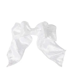 Velvet Clip on Bow SML White by Florabelle Living, a Christmas for sale on Style Sourcebook