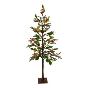 Berel Light Up Red Berry Tree 180cm by Florabelle Living, a Christmas for sale on Style Sourcebook