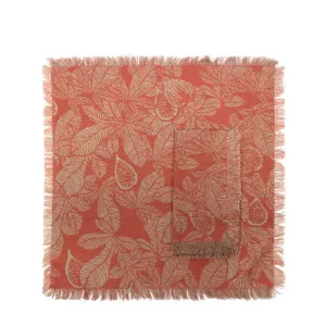 Fig Tree Napkin Rose Dawn Set of 4 by Florabelle Living, a Napkins for sale on Style Sourcebook