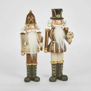 Brownie Nutcrackers (Set of 2) by Florabelle Living, a Christmas for sale on Style Sourcebook