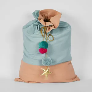 Blue and Sand Reversible Sack by Florabelle Living, a Christmas for sale on Style Sourcebook