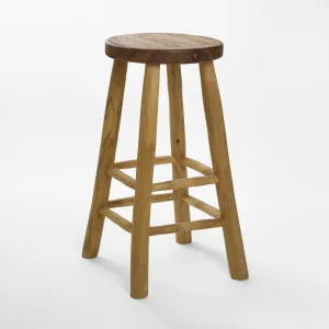 Teak Stool Lacquered Medium by Florabelle Living, a Stools for sale on Style Sourcebook