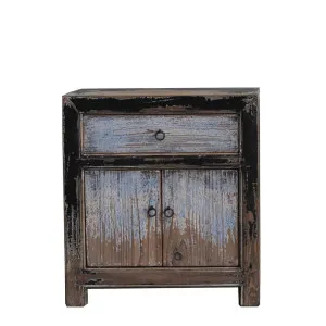 Beijing Pine New Made From Old Wood Bedside No. 2 by Florabelle Living, a Plants for sale on Style Sourcebook