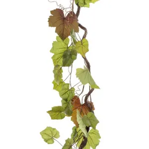 Vine Leaf Garland Grape 1.5m Green by Florabelle Living, a Christmas for sale on Style Sourcebook