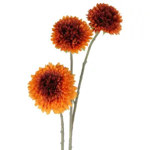 Mum Spray 90cm Orange by Florabelle Living, a Plants for sale on Style Sourcebook