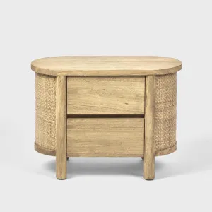 Coolum Bedside Table Natural by Florabelle Living, a Coffee Table for sale on Style Sourcebook