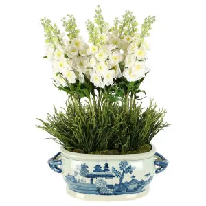Mandy Delphinium Arrangement White by Florabelle Living, a Plants for sale on Style Sourcebook